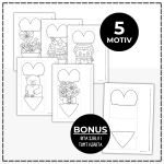 Pysselpaket: alla hjärtansdags kort, öppna hjärtat och pop up-kort - bild 4