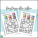 Vinter – Färglägg 4 nivåer - bild 3