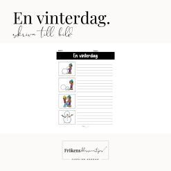En vinterdag - skriva till bild