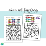 Vinter – Färglägg 4 nivåer - bild 5