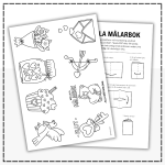 Pysselpaket: Alla hjärtans dags – kort (öppningsbara) och min målarbok - bild 3