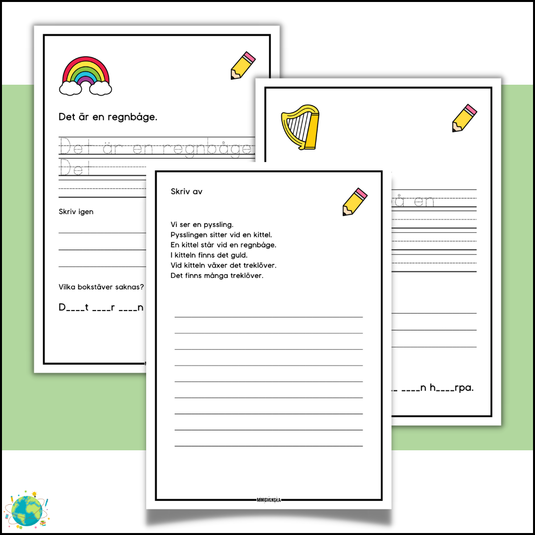 Skriv med pysslingar