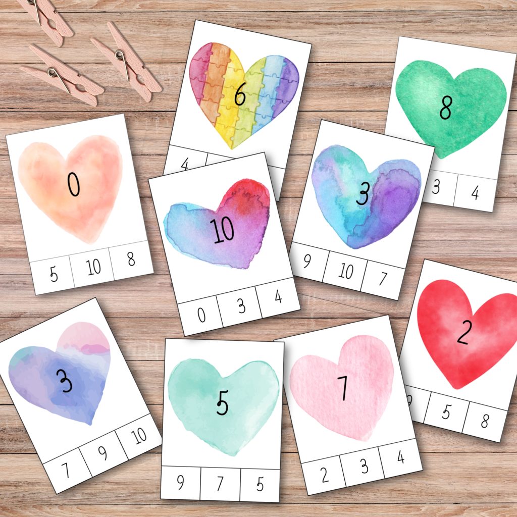 Nypkort – Tiokompisar – Alla hjärtans dag