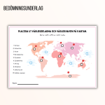 Materialpaket resetema – världsdelar och världshav - bild 3