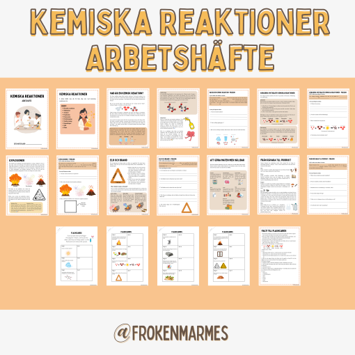 Kemiska reaktioner - Arbetshäfte