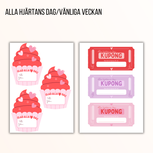 Paket för alla hjärtans dag/vänliga veckan