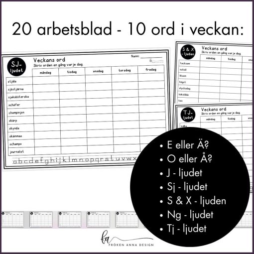 Lär dig stava! | Veckans ord | Intensivträna stavning