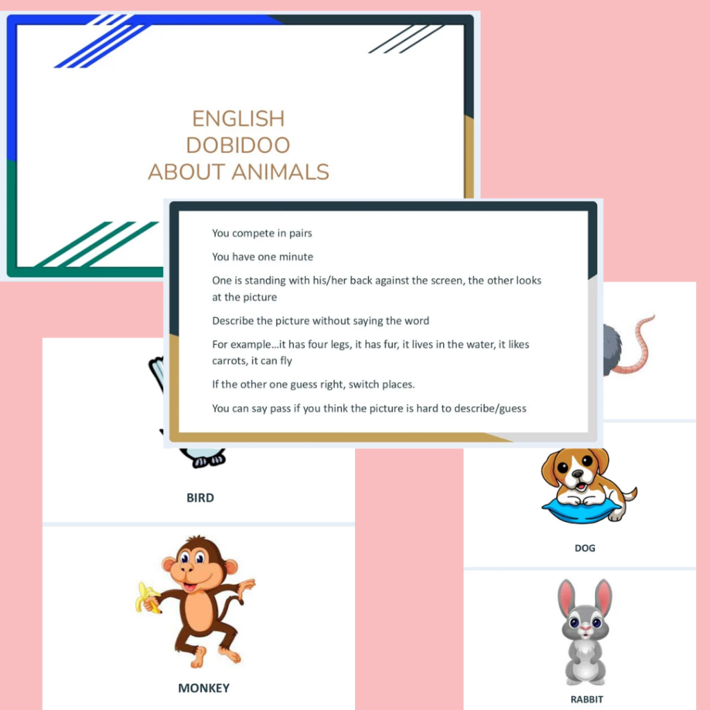 Dobidoo om djur på engelska