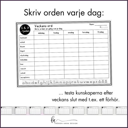 Lär dig stava! | Veckans ord | Intensivträna stavning