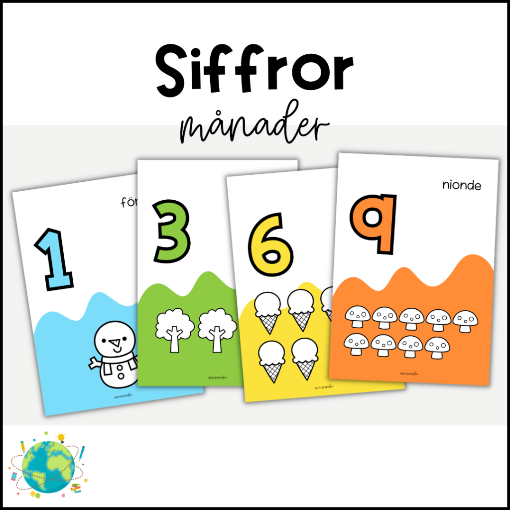 Månader – Siffror