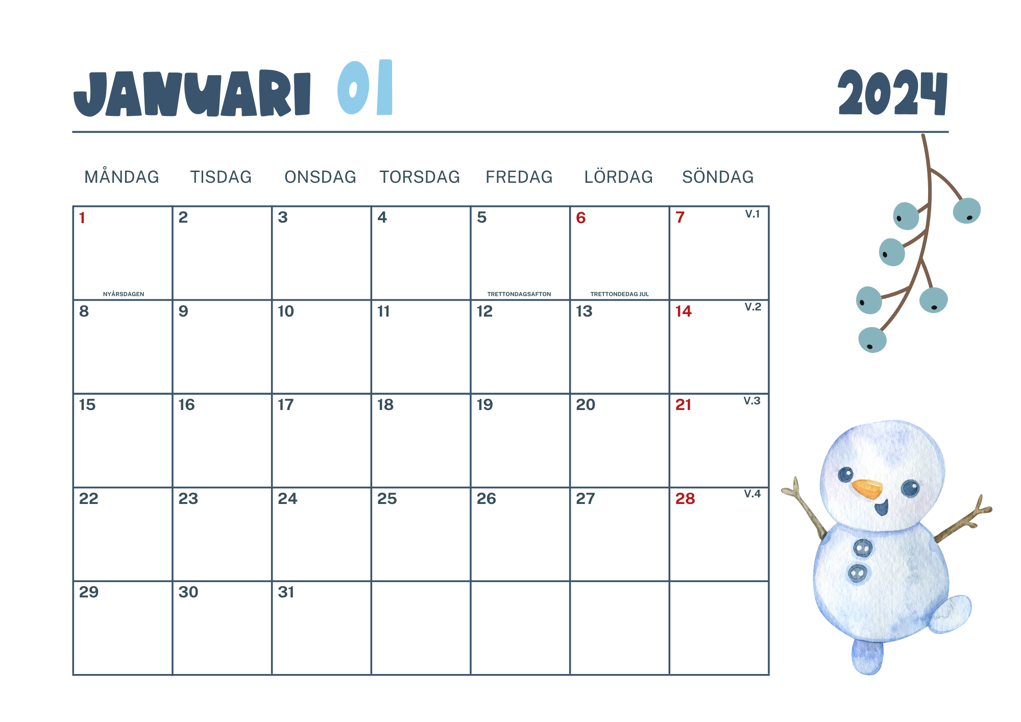 Kalender 2024