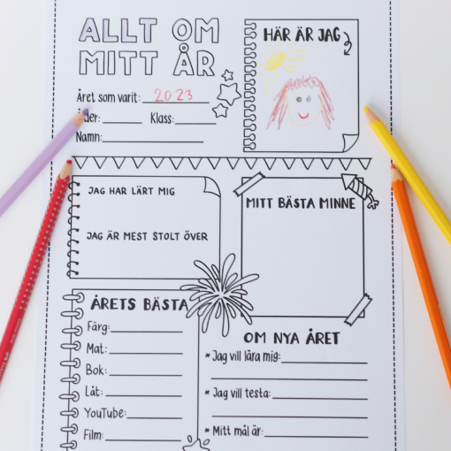 Allt om mitt år – skolstart januari