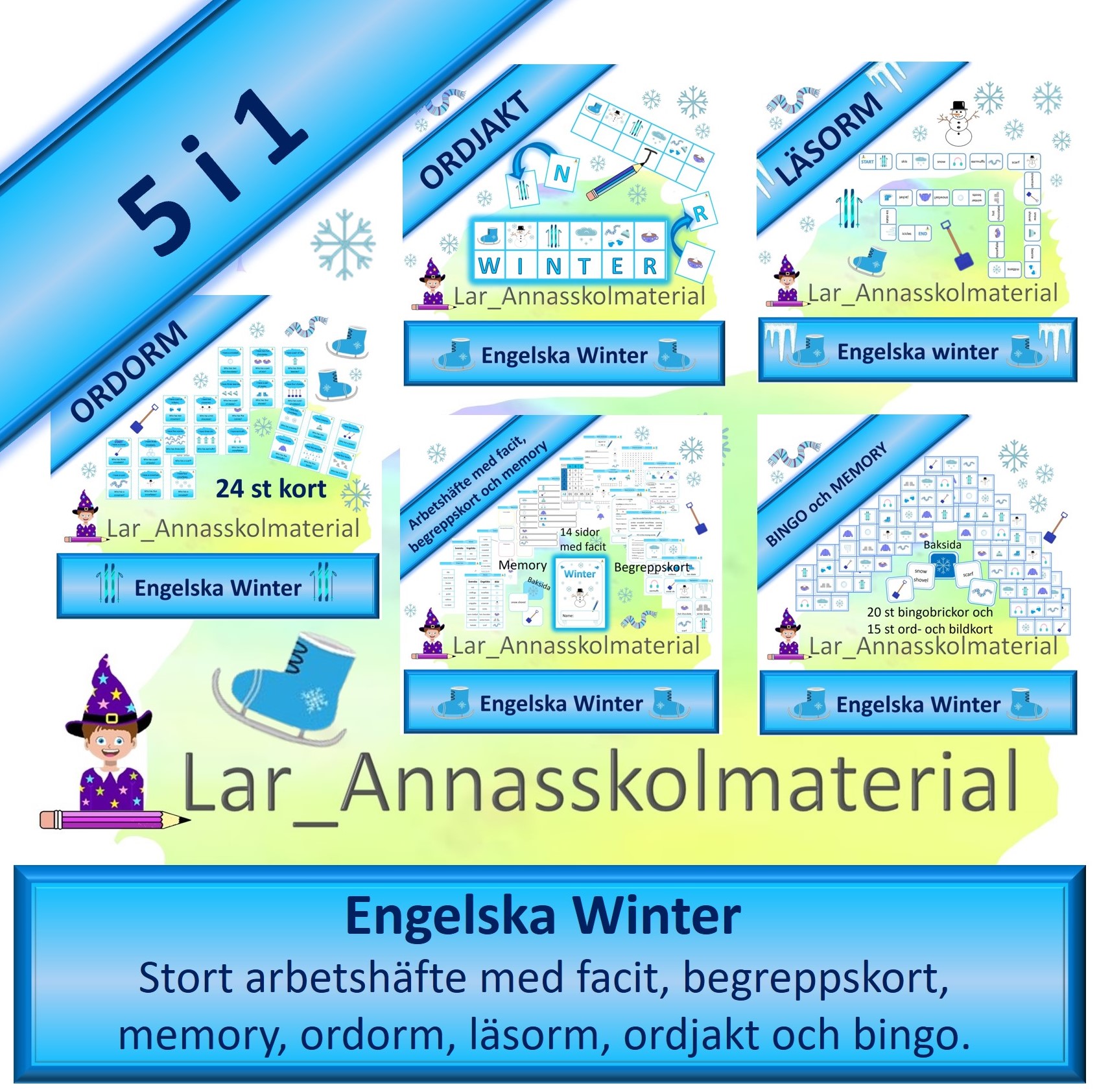 Engelska Winter 5 i 1