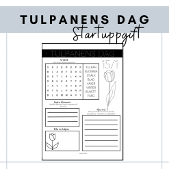 Startuppgift - tulpanens dag