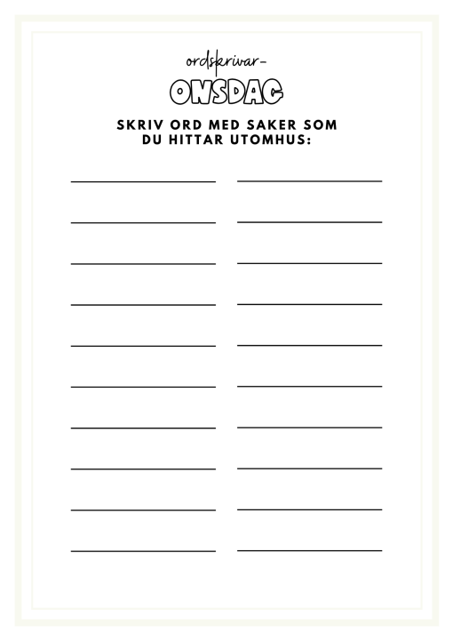 Morgonuppgifter januari-24