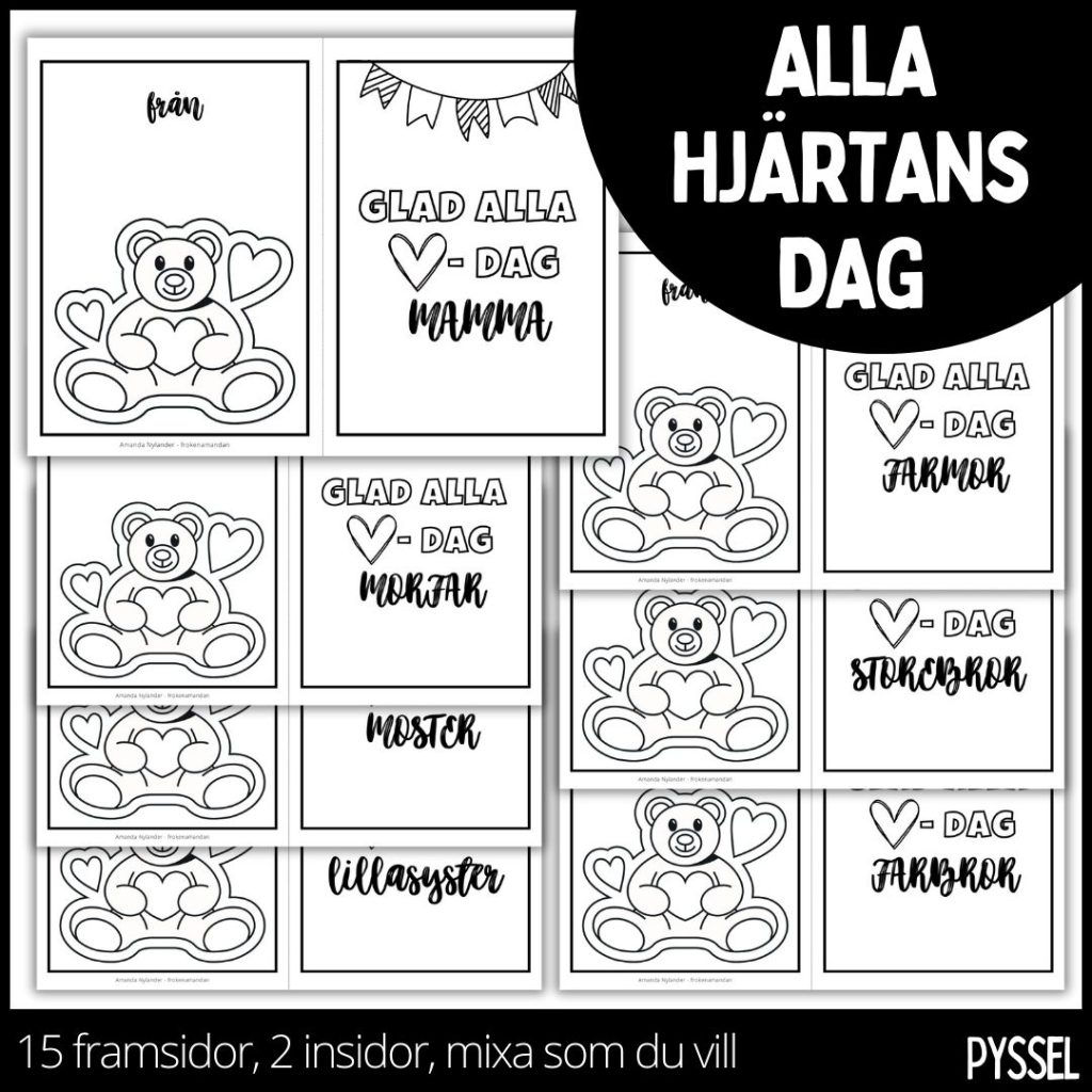 Alla hjärtans dag kort – 3