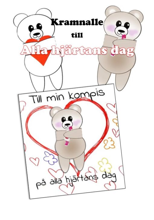 Kramnallen - pyssla till Alla hjärtans dag