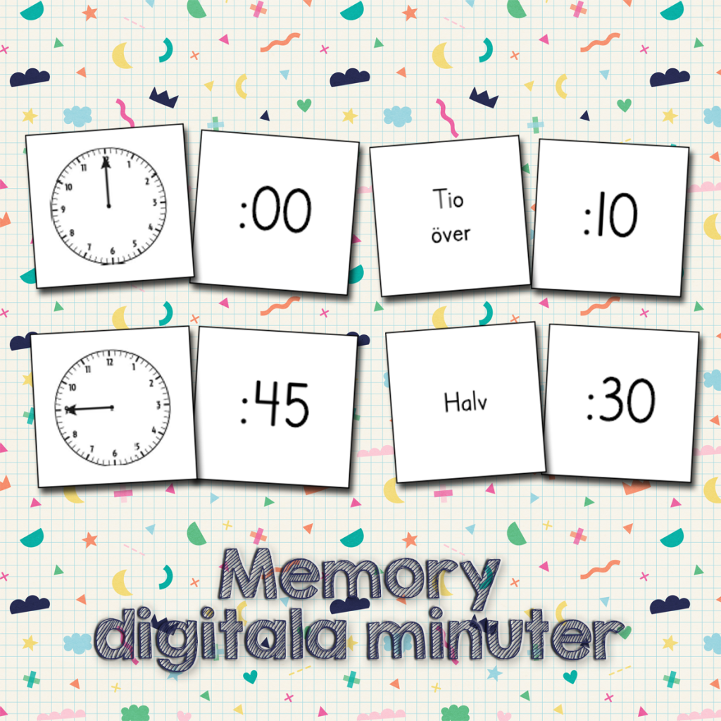 Vilka klockslag hör ihop?