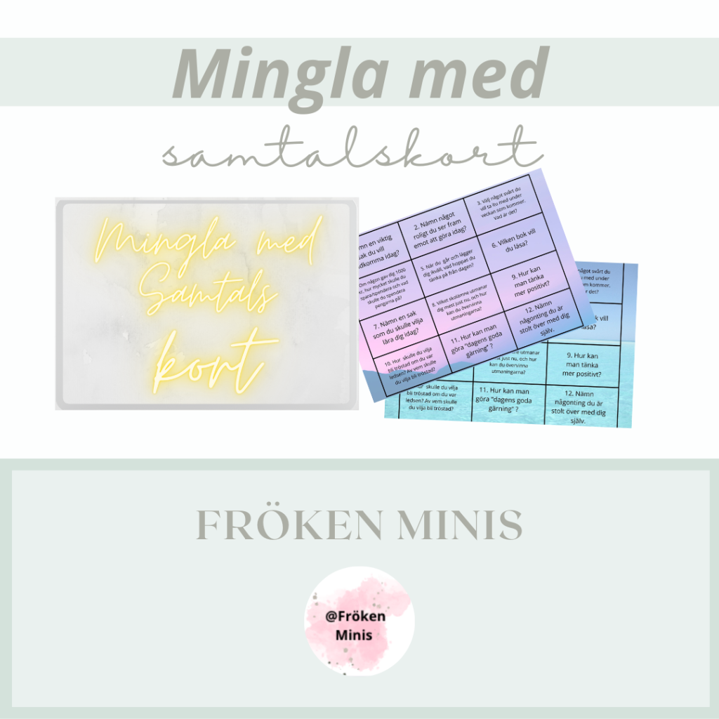 Mingla med samtalskort