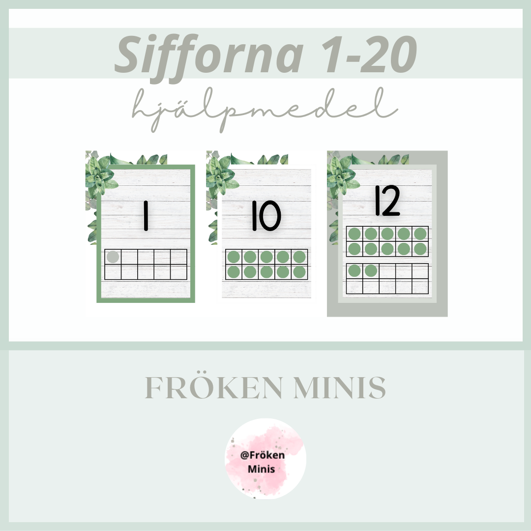 Siffrorna 1-20
