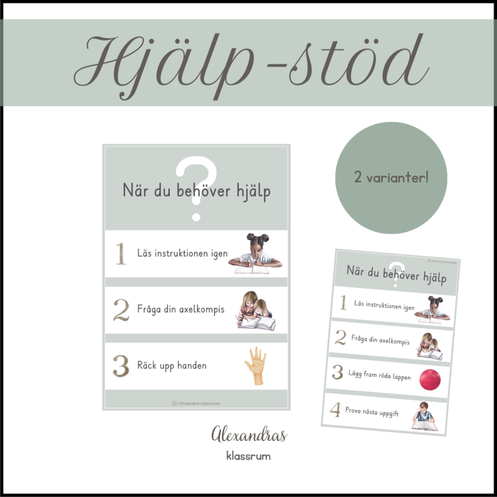 Hjälp-stöd (grön)