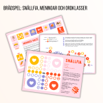 Brädspel: snällfia, menings-race och ordklasser - bild 1