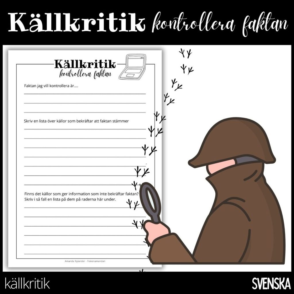 Källkritik – kontrollera faktan
