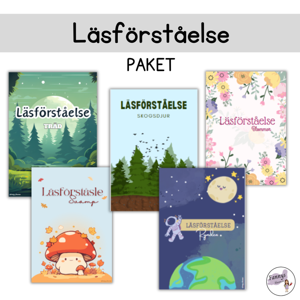 Stort paket med läsförståelsehäften