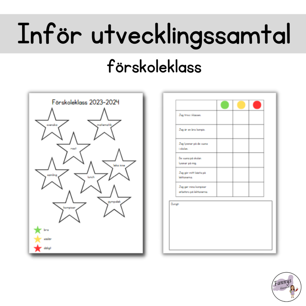 Förberedelse inför utvecklingssamtal