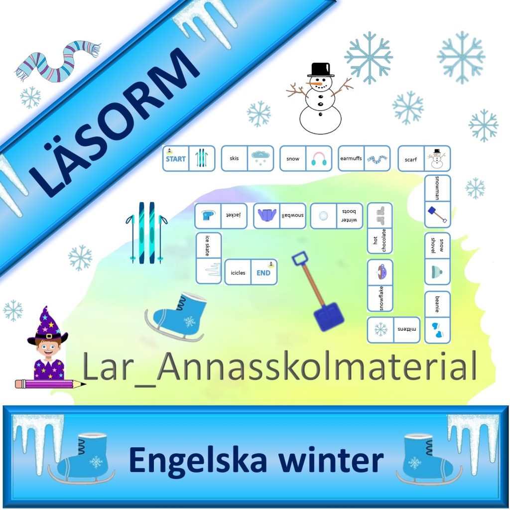 Läsorm Winter engelska