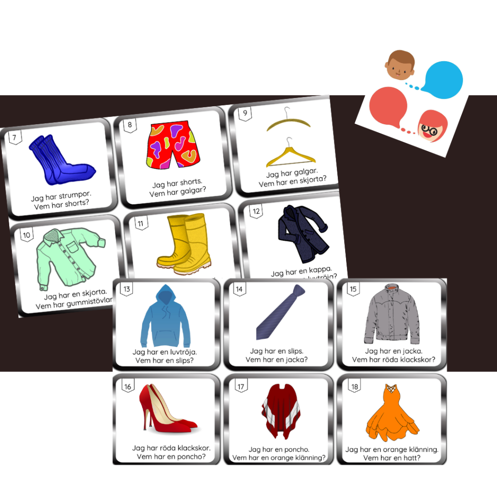 Jag har, vem har? (Kläder)