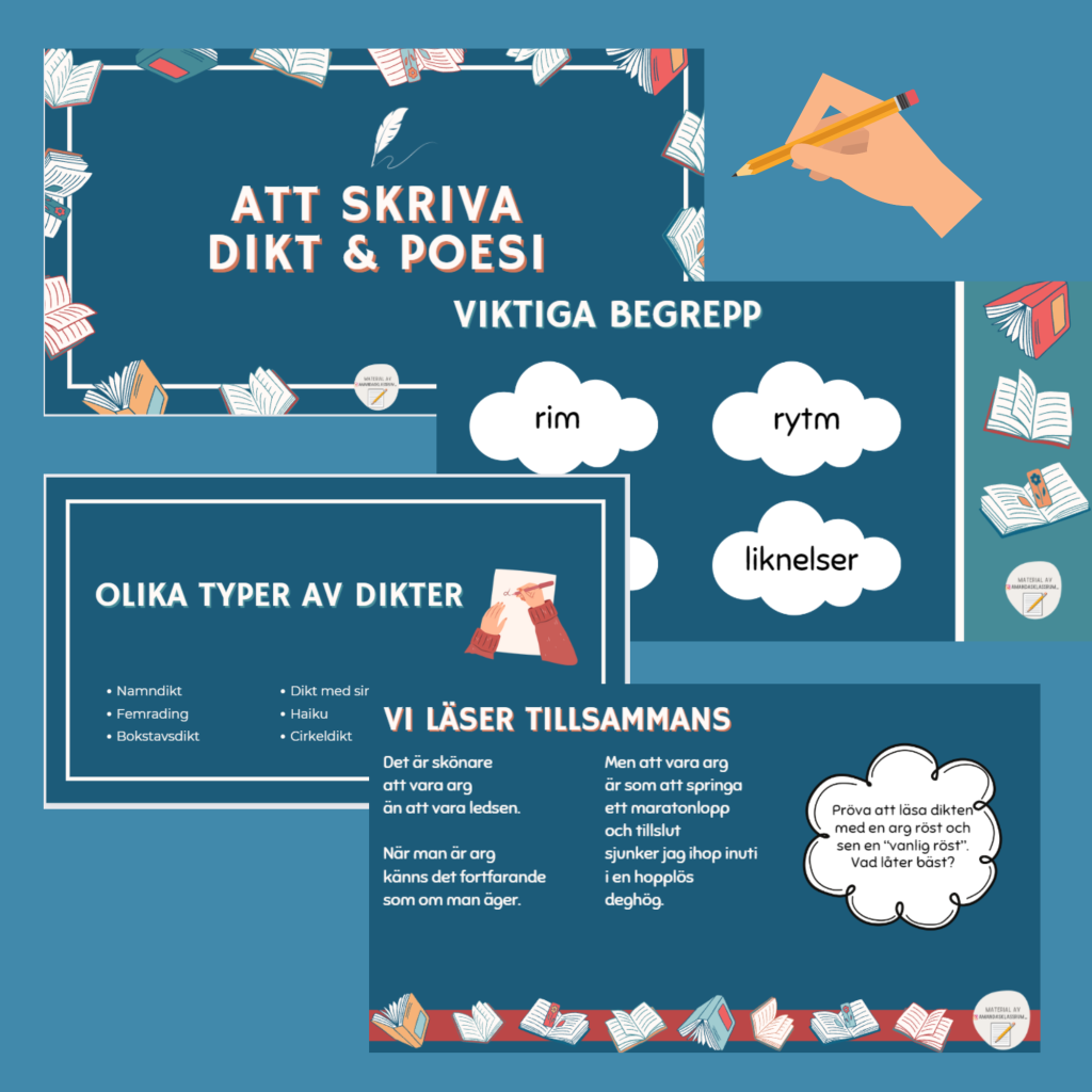 Att skriva dikt och poesi