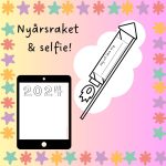 Nyårsraket med selfie 2024 - bild 1
