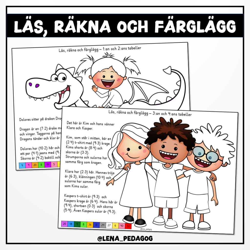 Läs, räkna och färglägg