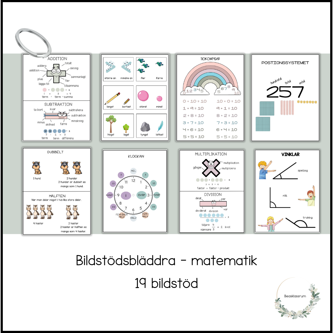 Stödbläddra matematik