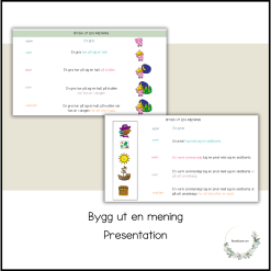 Bygg ut en mening