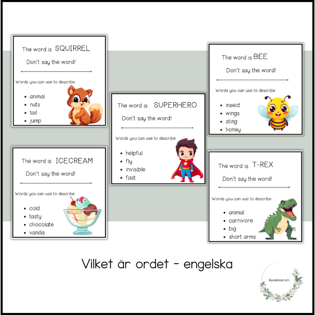 Vilket är ordet ENGELSKA