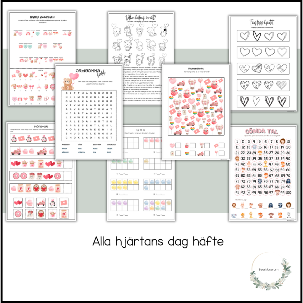 Alla hjärtans dag häfte