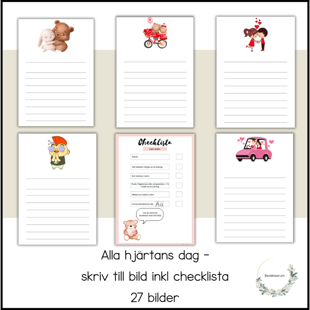 Skriv till bild – alla hjärtans dag