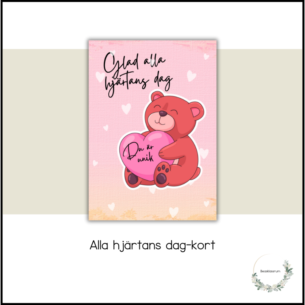 Alla hjärtans dag-kort