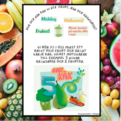 Frukt och grönt - 5 om dagen