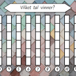 Tärningsspel – vilket tal vinner, 2 nivåer - bild 3