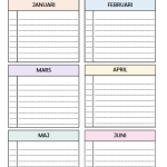 Stor kalender för planering 2024 - bild 12