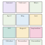 Stor kalender för planering 2024 - bild 23