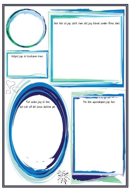 Självreflektion och att fundera kring sina styrkor