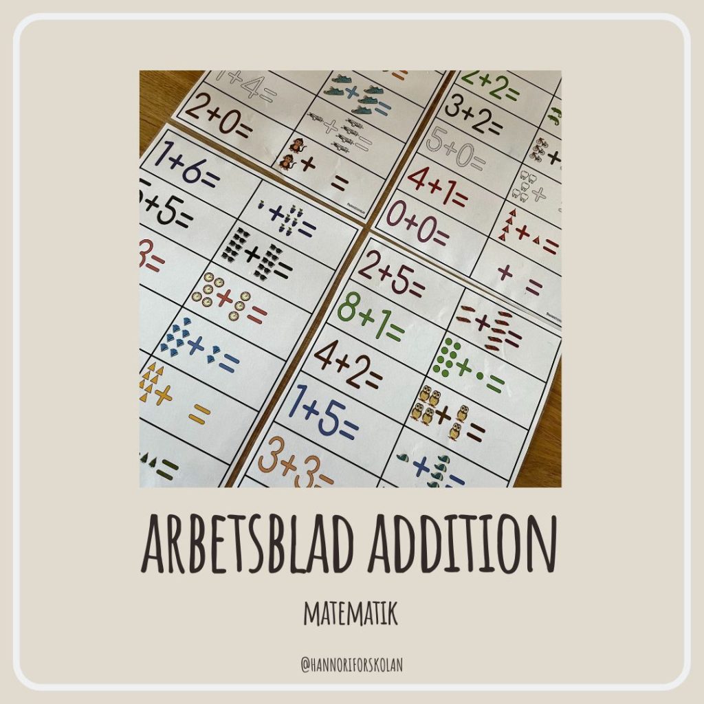 Arbetsblad addition