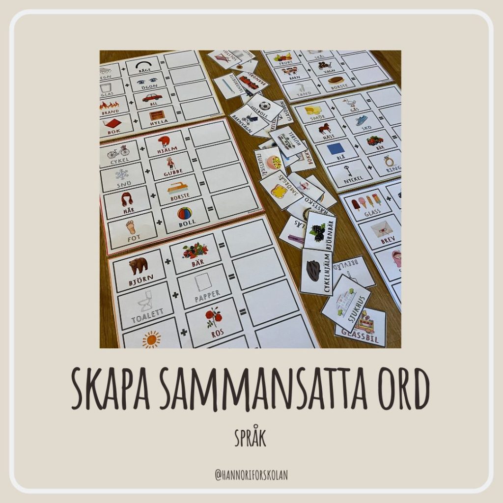 Skapa sammansatta ord