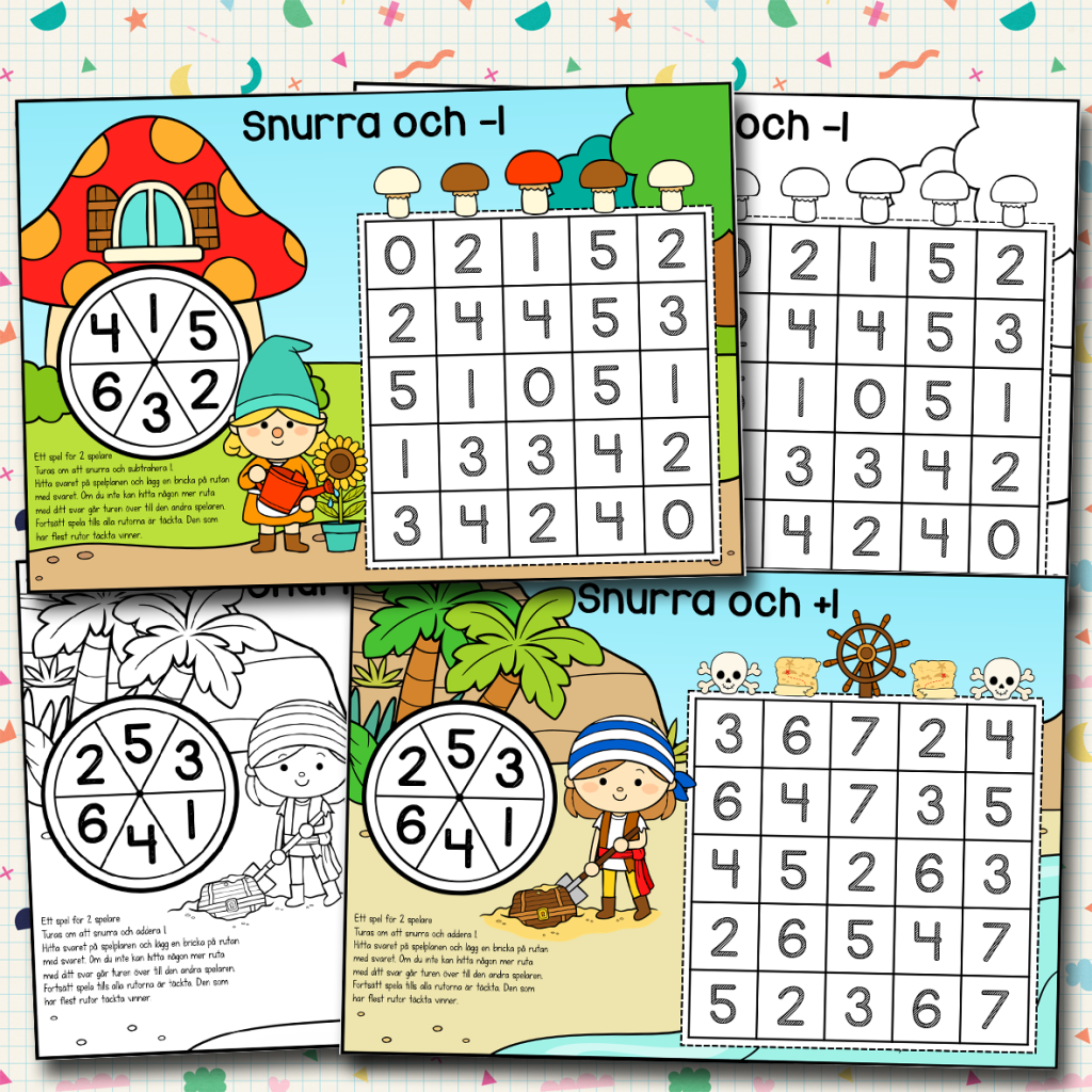 Spel – Addition och subtraktion