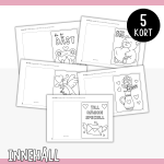 Alla hjärtans dags – kort (vikbara) 5 motiv - bild 2