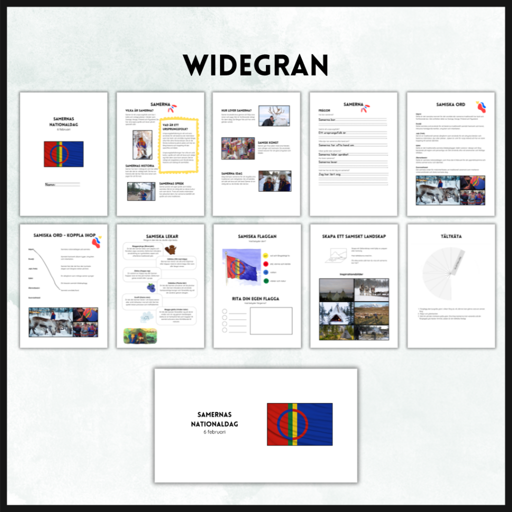 Samernas nationaldag – Arbetshäfte och presentation